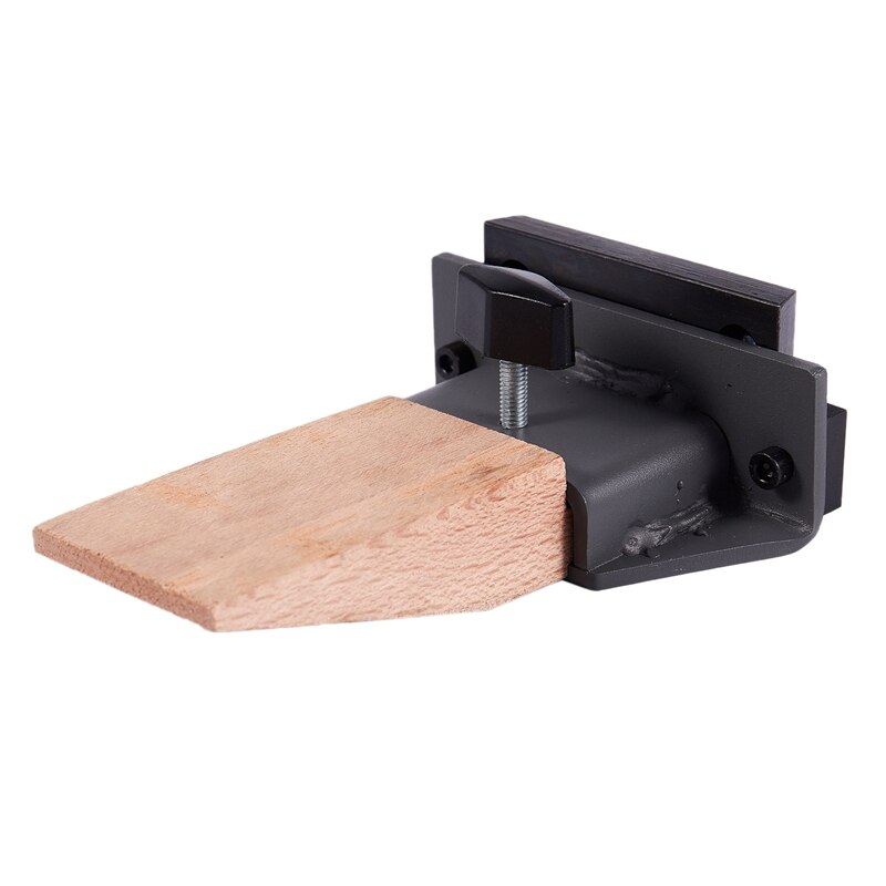 Jeweler's Cast Iron Wooden Bench Pin Miniature Vise Steel & Wood Block for Jewelry Making Hobby