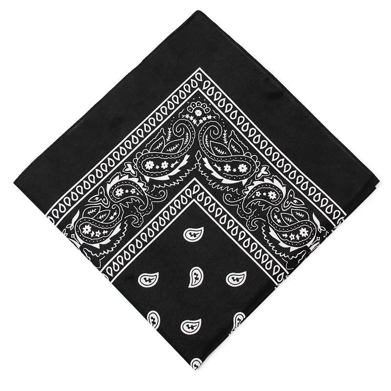 Unisex Mannen Vrouwen Bandana Haarband Cowboy Heren Biker Sport Hoofddeksels Pols Hairwrap Paisley Hoofd Wrap Vierkante Sjaal: Beige