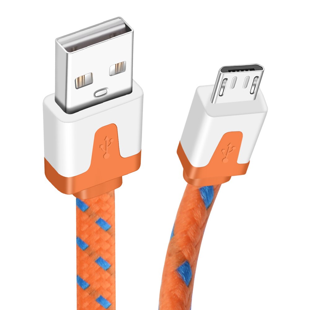 Olaf-cargador USB de carga rápida 5V2A para móvil, cargador de pared rápido para iPhone X, 8, 7, iPad, Samsung S9, Xiaomi mi 8, Huawei: Only Cable Orange