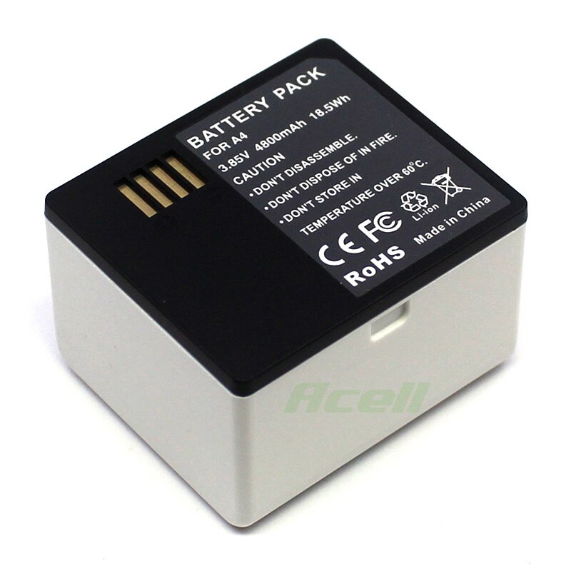 A4 Battery + Dual-Channel Charger for Arlo Ultra / Arlo Ultra 2 / Arlo Pro 3 Spotlight Camera Replace A-4a VMA5400C