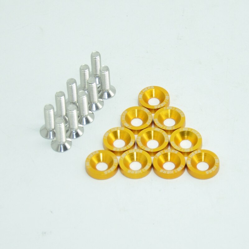 Universal 6mm Fender Washers washers and bolt Aluminum for Civic Integra RSX EK EG DC