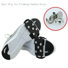 Anti Slip Eis Klettern Spikes Grips Steigeisen Stollen 5-Stud Schuhe Abdeckung Durable überschuhe mit gute elastizität Aparatos al #5