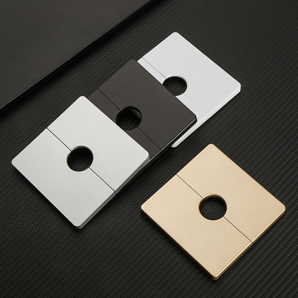 Plastic Wall Wire Hole Cover Reserved Drill Hole Panel Decor Separable Junction Box Cabinet Office Desk Hole Cap Dust Pipe Plug