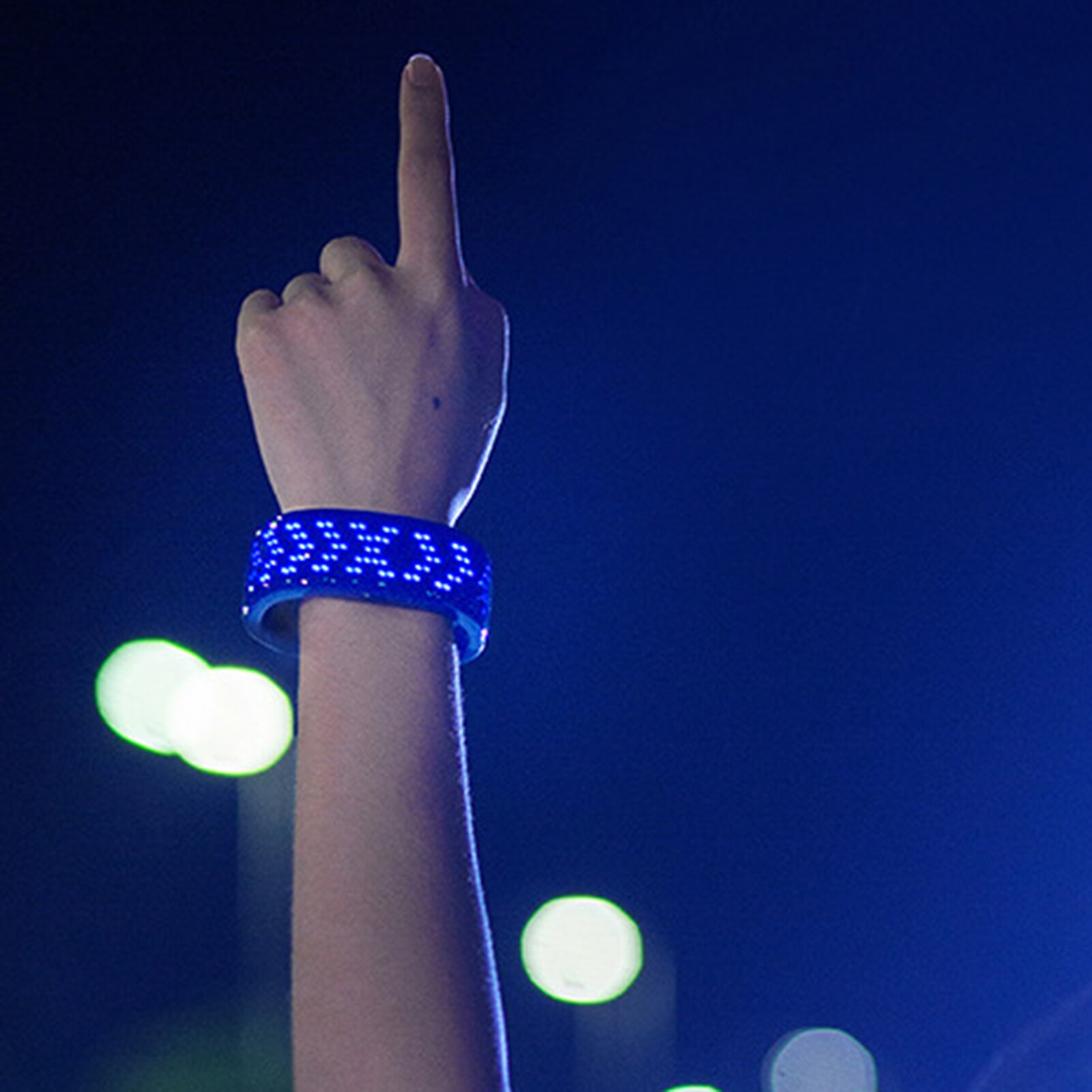 LED Luminous Bracelet APP Bluetooth Display Nightclub Bar KTV Party Wristband Led Flashing Night Running Bracelet