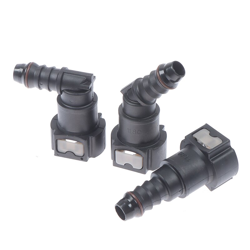 Auto Car Fuel Line Hose Coupler Quick Release Connect Connector 11.8 ID8
