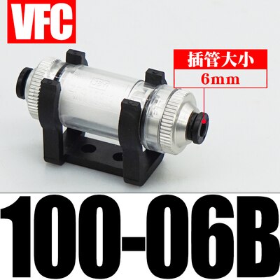 Negativt tryk rør type pneumatisk vakuumfilter vfc 100/ vfc 200-04/06/08/10b zfc 53- b zfc 54- b zfc 74- b zfc 75- b zfc 76- b zfc 77- b: Vfc 100-06b