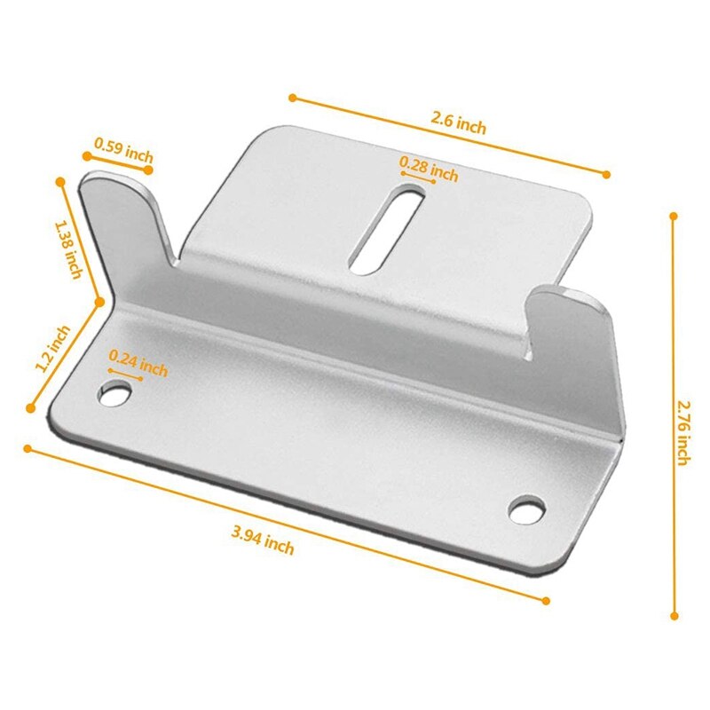 8 stk solcellepanelmontering z braketter med muttere og bolter til rv bobilbåtvegg og annen installasjon av bjelketak