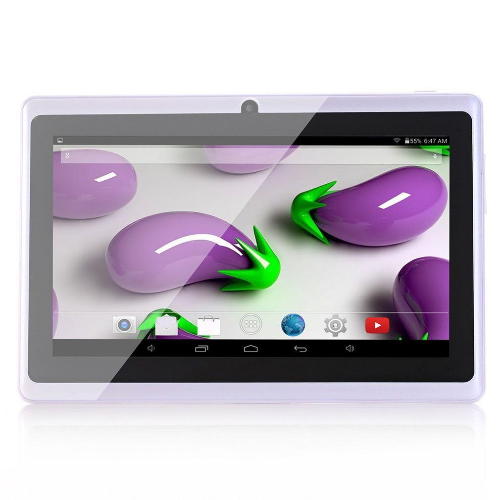 7 Inch Wifi Tablet Computer Quad Core 512 + 4Gb Wifi Custom Android Processor Frequency Intelligent Gravity Sensor