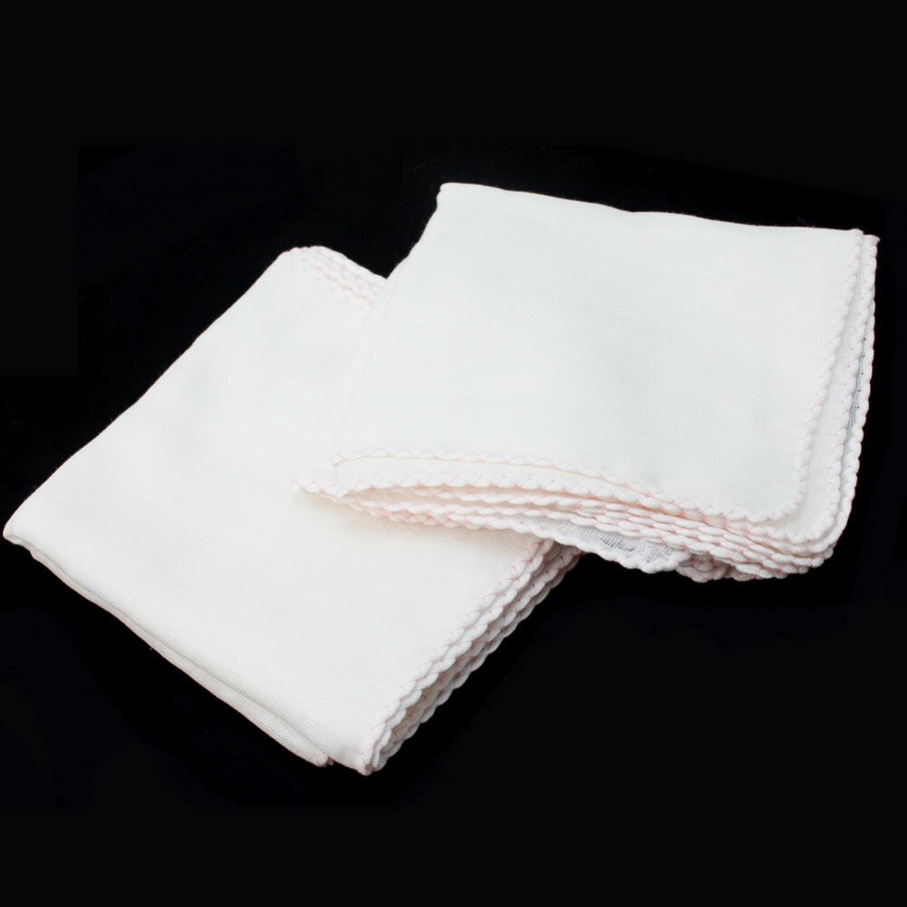 10 Stks/partij Vierkante Zachte Natuurlijke Katoen Gezichtsreiniging Muslin Cloth Up Verwijderen Exfoliërende Handdoeken Zakdoek 29x28cm