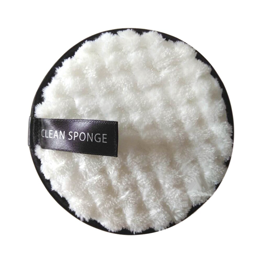 Make-up remover sponge cotton round face wash can be cleansing milk deep lazy cleaning double-sided cleaning cloth can be reused: WH