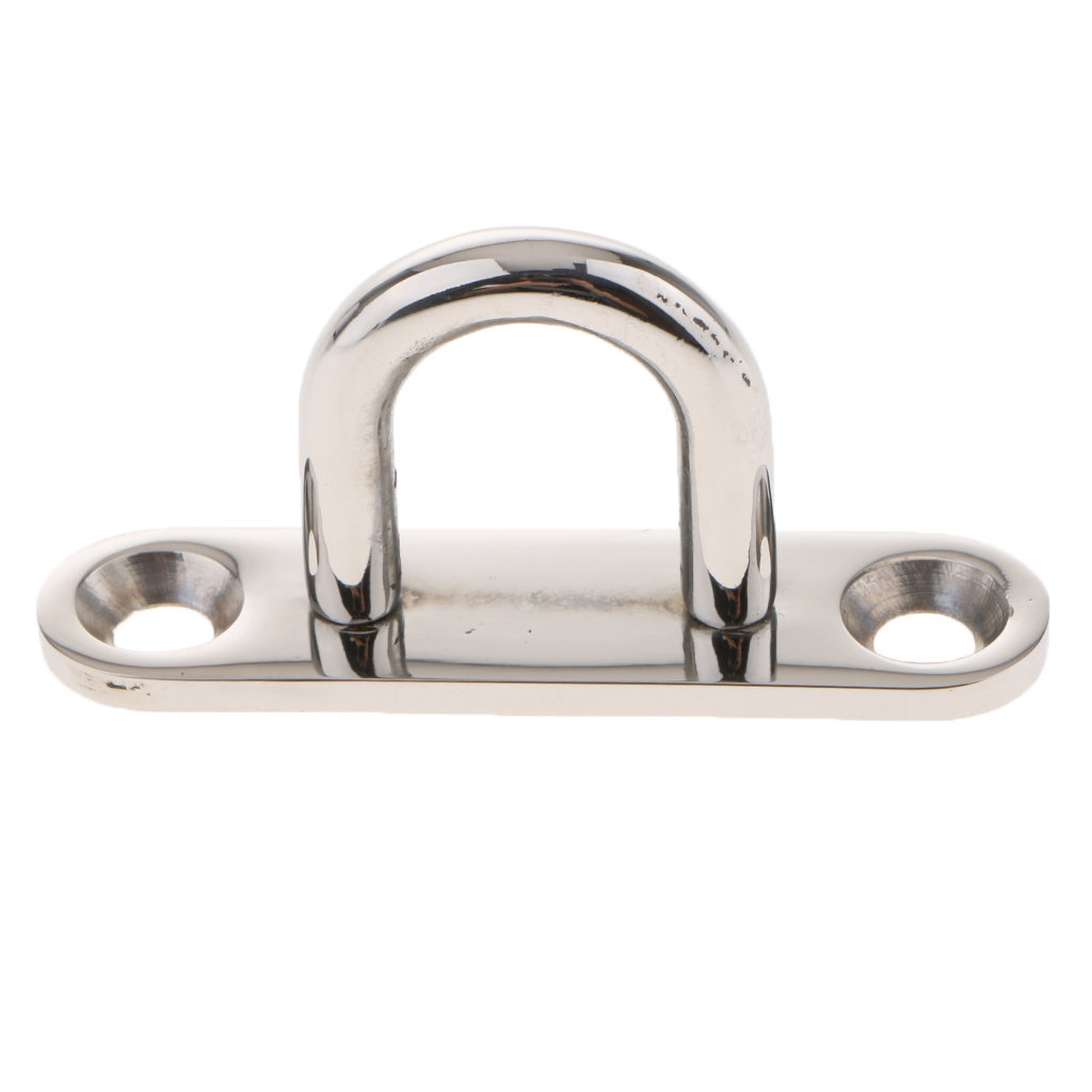 Auge Platten Edelstahl Längliche Pad Auge Ring Haken Decke Haken für Yoga Schaukeln Hängematten/Boot Rigging/Marine deck Hardware