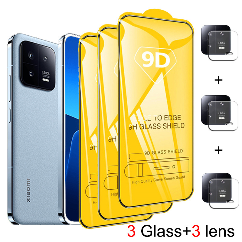 1 ~ 3 stuks beschermglas voor Xiaomi 14T screenprotector Xiaomi13 xiaomi 13t camerafilm xiaomi 12 t schermpantser xiaomi 13t pro glass xiaomi13t xiaomi 12t 11t screen protector xiaomi 12t pro: Blauw / Bundel 5