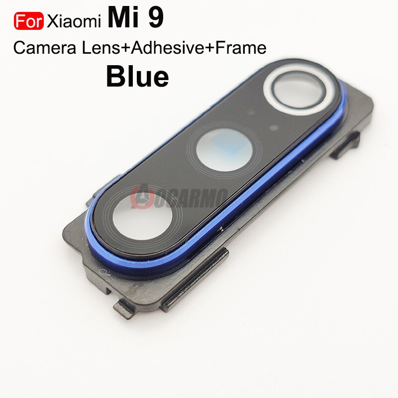 Aocarmo 20 Teile/los Für Xiaomi Mi 8 / Mi 9 SE 9se Hinten Zurück Kamera Objektiv Glas Mit Rahmen Klebstoff aufkleber Kleber