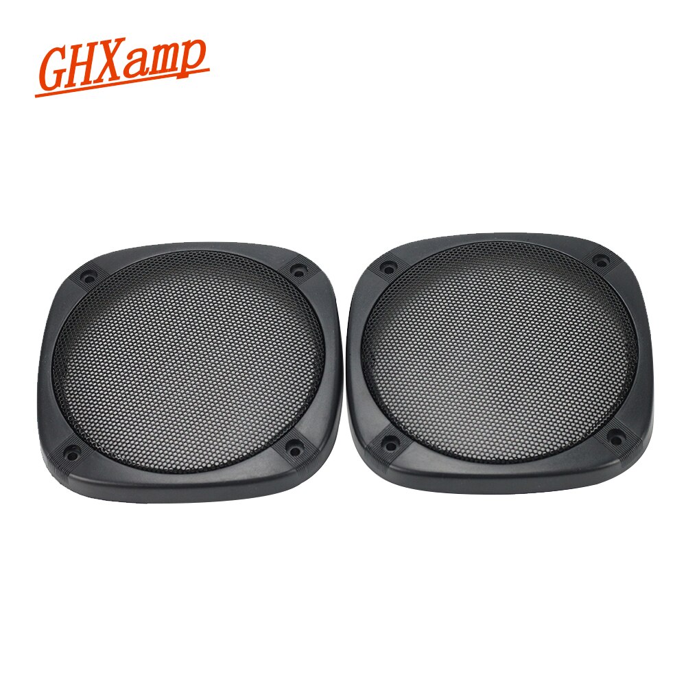 GHXAMP 2 STKS 5 inch Auto Speaker Grill Mesh Beschermhoes ABS