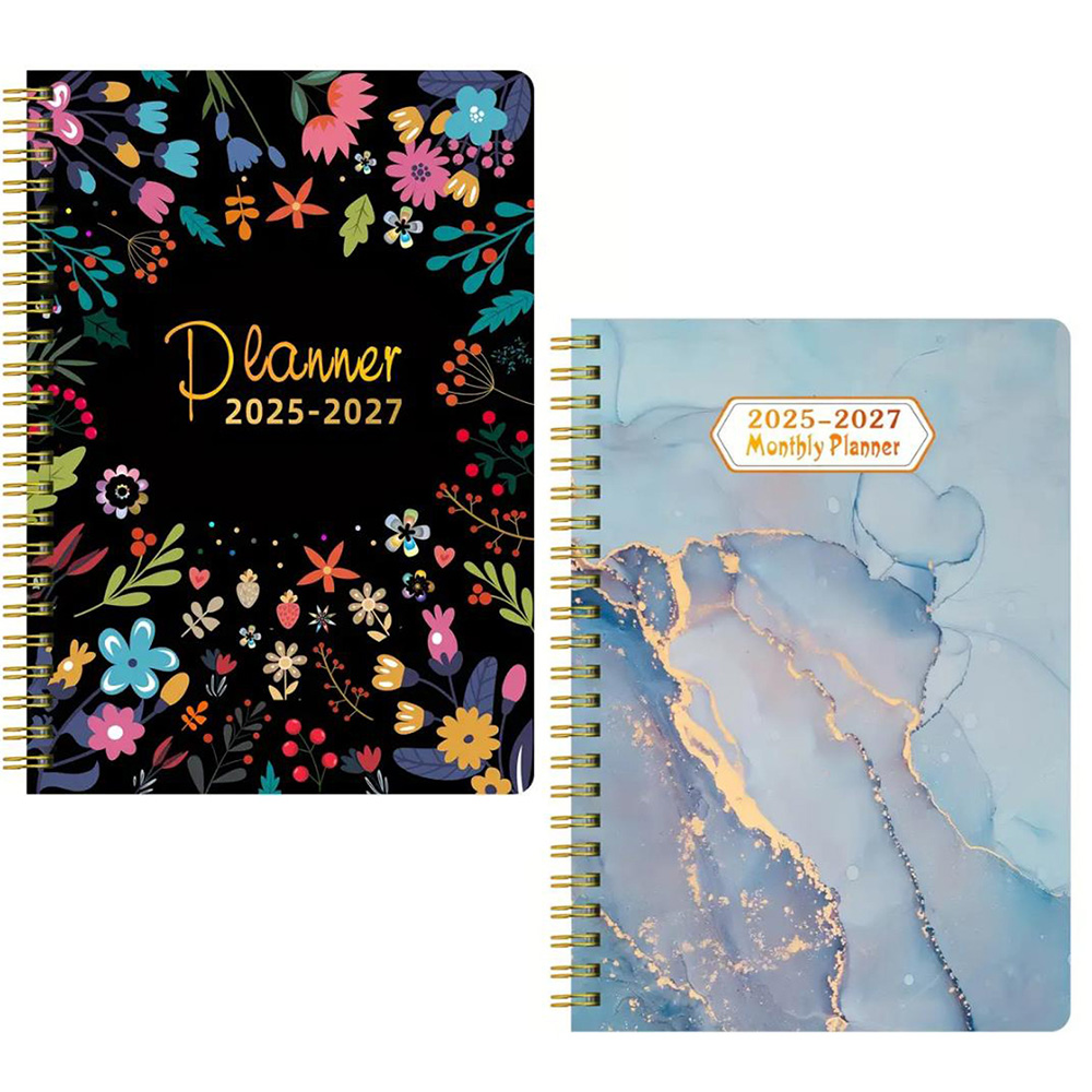 Maandplanner/kalender 2025-2027 Maandplanner, januari 2025-2027, 3 jaar maandplanner voor terug naar school
