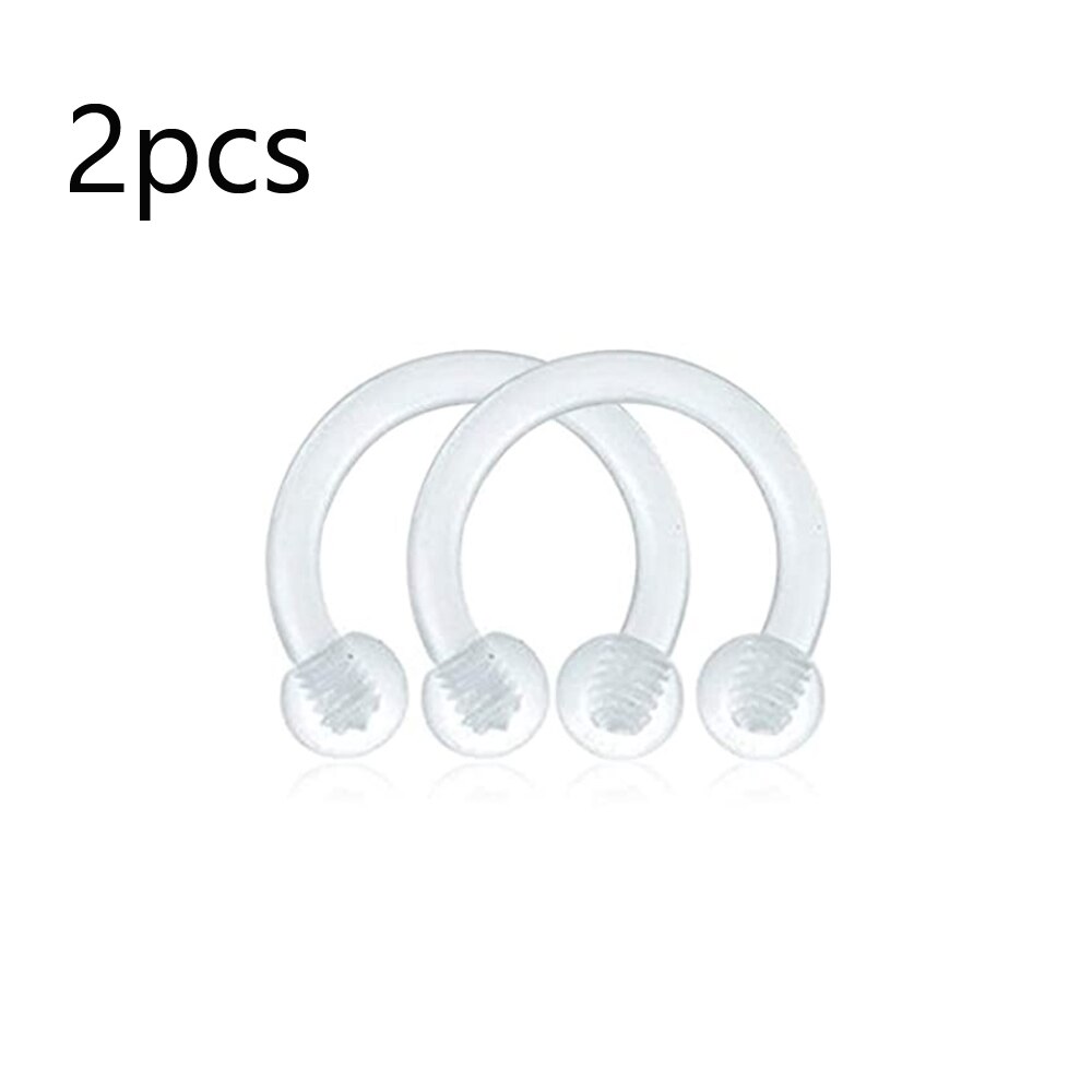 Neus Rook Clear Piercing Vazallen Flexibele Kraakbeen Helix ... – Grandado
