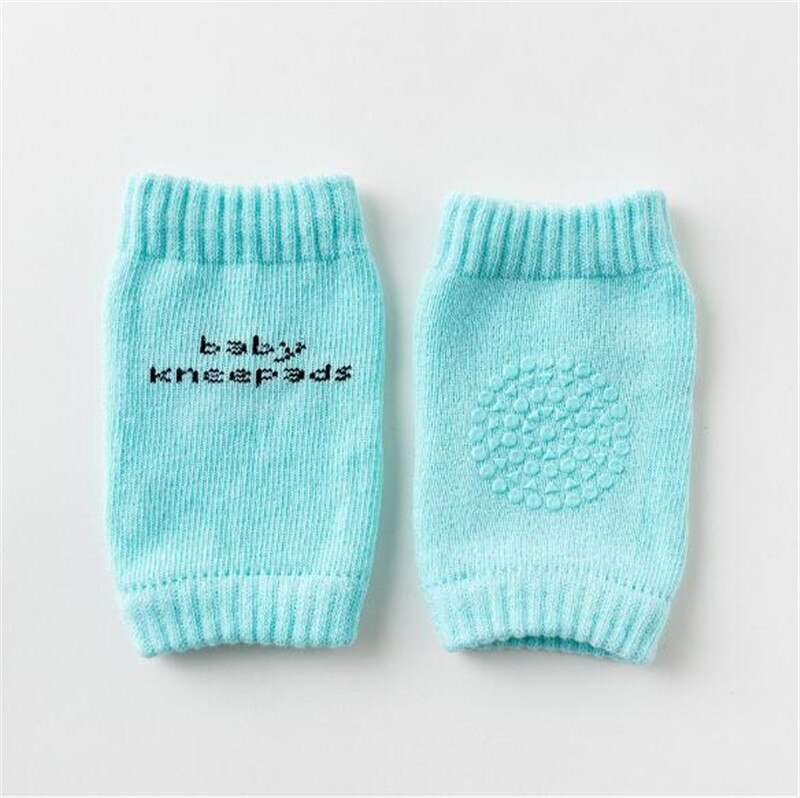 1 Pair Baby Knee Pads Leg Protector Anti Slip Crawling Accessory Baby leg Knees Protector Warmer Baby Crawling Leg Warmers: Blue