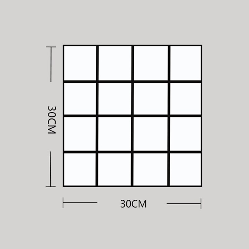 Stickers Fire Retardant Tile for Kitchen Bathroom 30x30cm Waterproof Self-adhesive Wall Paper Home Decoration In Stock