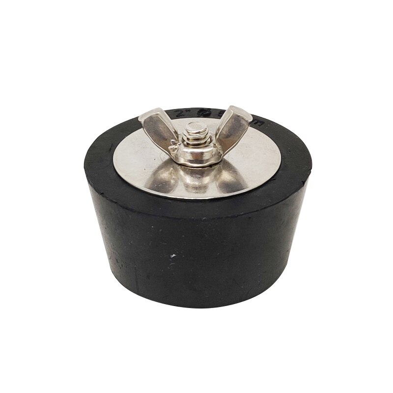 1PC Winter Pool 2 Inches Winterizing Plug Swimming Pool Winter Expansion Plugs With Stainless Steel Screw Heavy Duty Rubber: Default Title