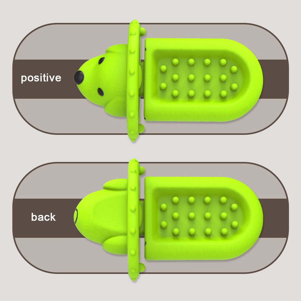 Dog Training Tools Cleaning Teeth Interactive Teething Stick Relief Dog Anxiety Stuck on the Dog Crate Silicone 2 Colors EIG88