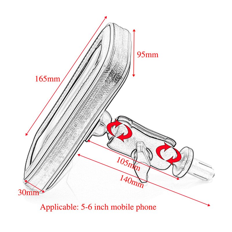 Phone Holder Fork Stem Mount Bracket Motorcycle Navigation Bracket for Yamaha YZF R1 02-17 R6 R6