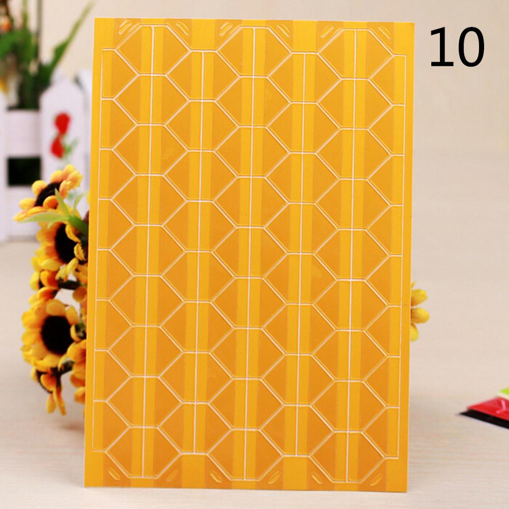 Self-adhesive Card Photo Corner Stickers PVC Paper Book corner sticker decor scrapbook Poster album essential Stickers: yellow