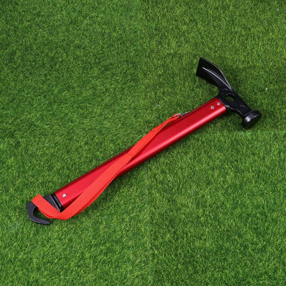 Marteau maillet de Camping multifonction pour piquets de tente (rouge)