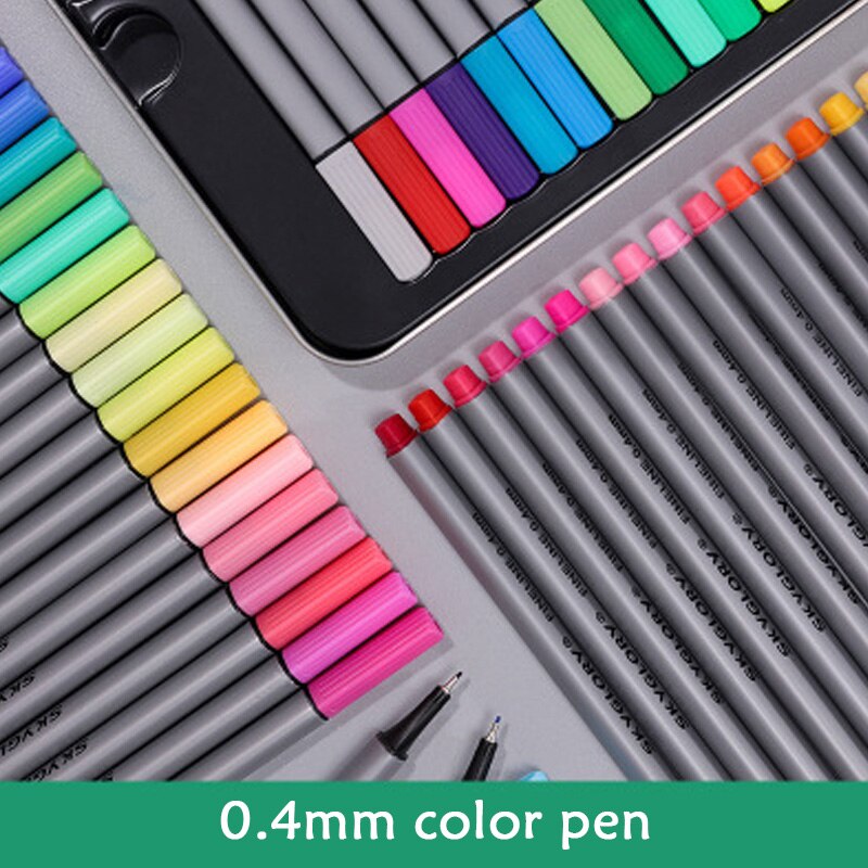 Tuschpenne 48 72/102 farve tusch tegning papir maleri akvarel kunst tusch pen skole papirvarer kontorartikler