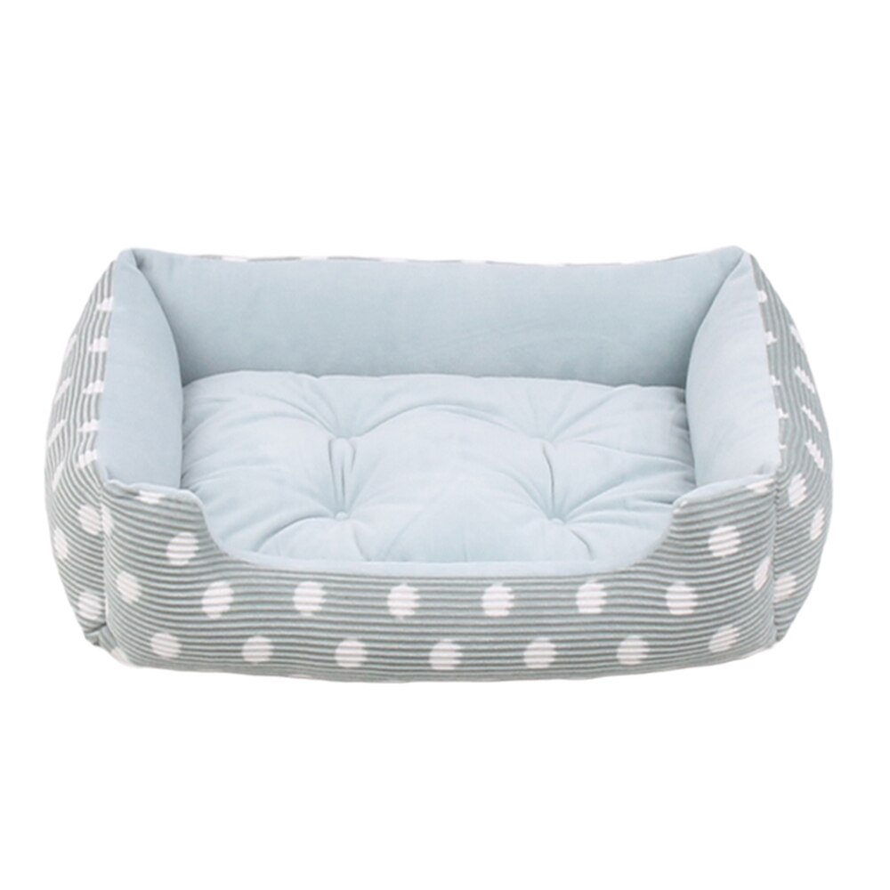 Hiver chien chat couverture douce flanelle chiot chats Couches coussin pour animaux de compagnie lit dormir couverture housse de coussin fournitures pour animaux de compagnie chats: Mint Green / XS