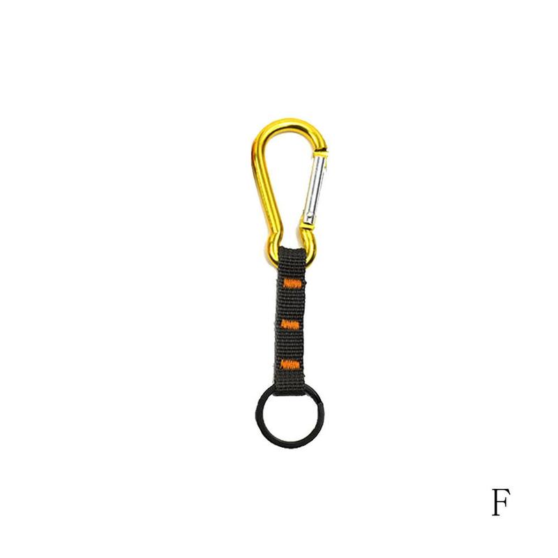 Mochila De Soporte para Llavero cinturón mosquetón colgante Clip hebilla gancho tres anillos combinación bolsa de deporte