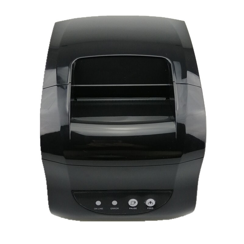 365B Thermal Sticker Label Barcode POS Printer Support 20-80mm Width QR Code Receipt Bill Print USB Or Bluetooth Connection