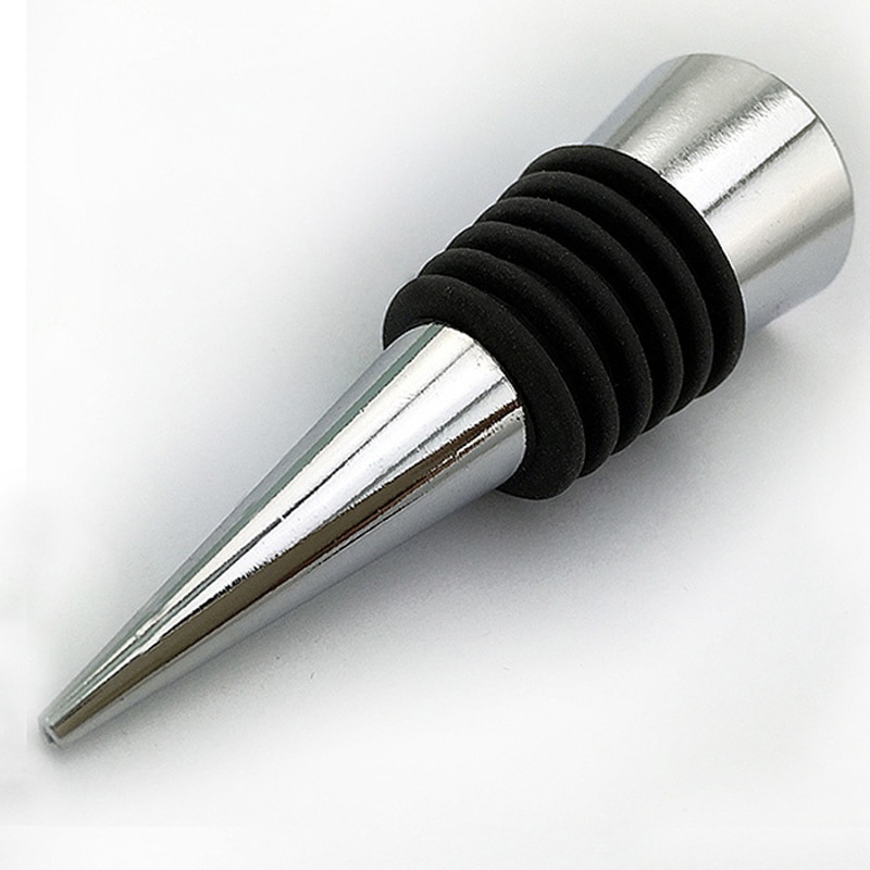 Wine Stopper Zinc Alloy Decorative Wine Storage Twist Cap Plug Reusable Vacuum Sealed Red Wine Bottles Stoppers Household Tools