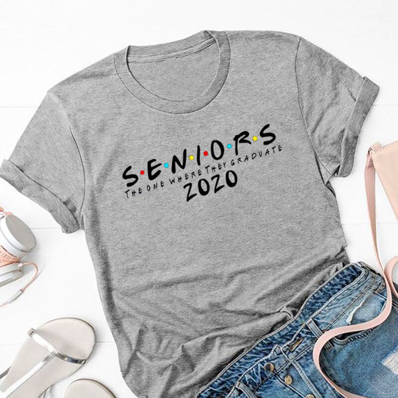 Seniors The One T-shirt Cotton Unisex T-shirt Tops Casual Short Sleeve HB88