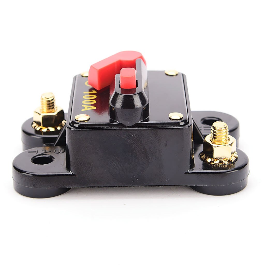 100 Amp Manual Reset Circuit Breaker Switch 12V 24V Car SUV Marine Boat