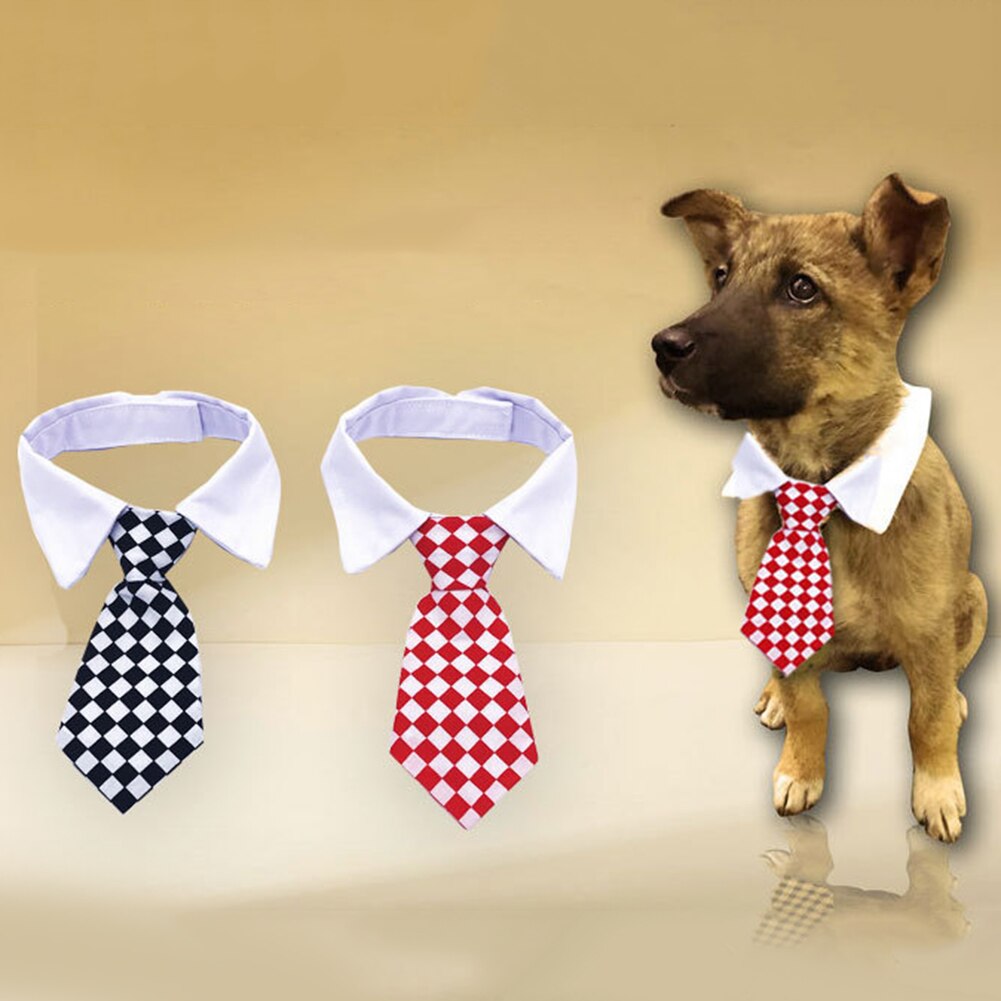 Cravate réglable pour chien et chat, 1 pièce, jouet pour chiot, nœud papillon, collier, vêtements adorables, accessoires pour animaux de compagnie