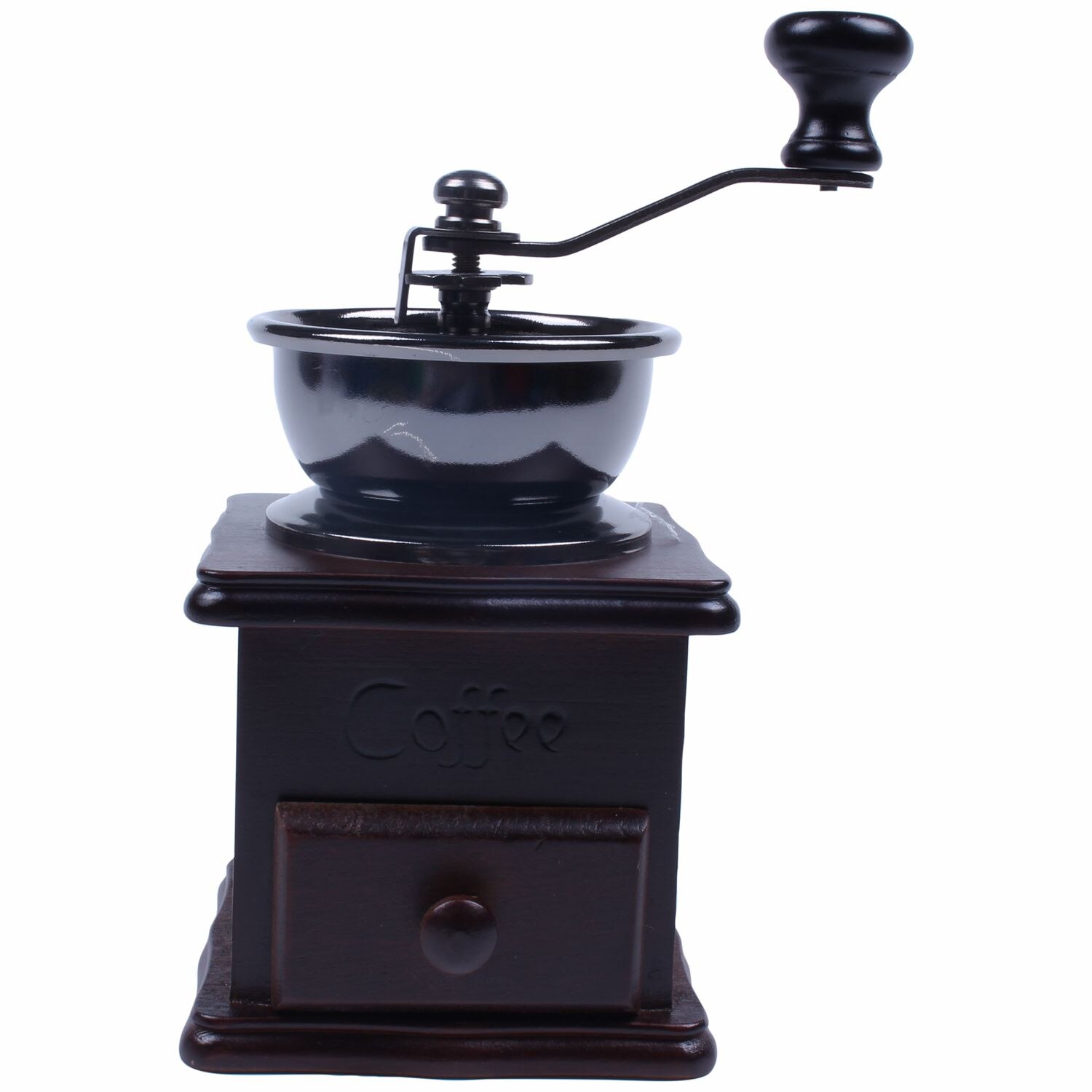 Mini houten koffieboon kruiden vintage stijl handmolen