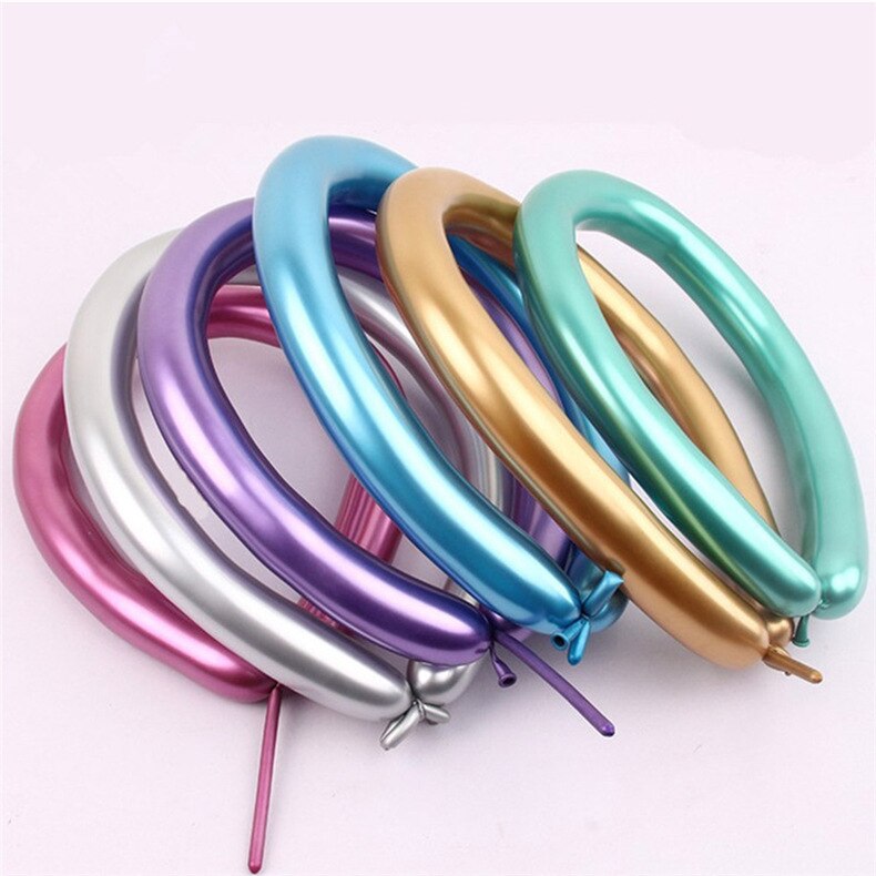 Ballons de couleur en métal 100 pièces | Bande de couleur, Ballon diy avec lettres de dessin animé, décoration de maison, fête d'anniversaire pour enfants, mariage, noël: Mixed Color