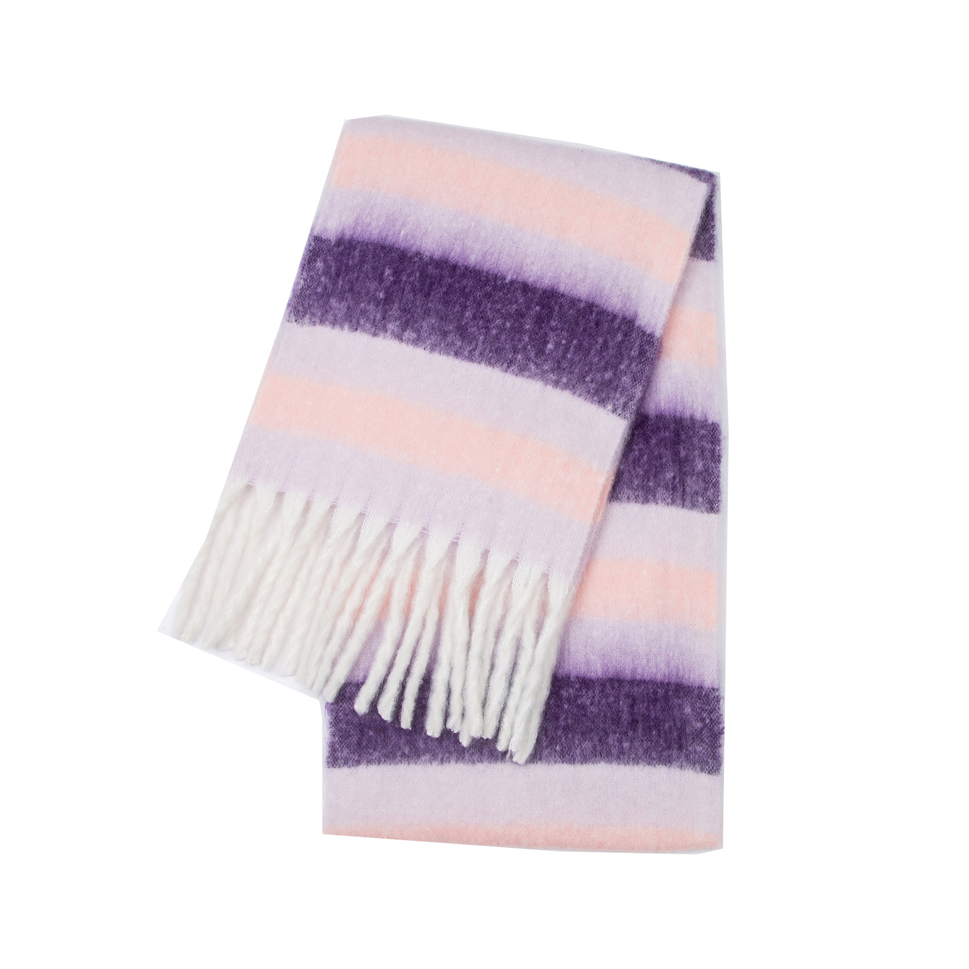 Winter dikke warme sjaal dames kasjmier sjaal en omslagdoeken pashmina halsdoek bufanda dames regenboog harige tessel echarpe: Turkoois