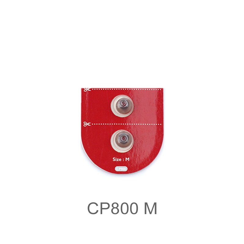 DUNU SpinFit CP100 CP800 CP220 CP230 CP240 In-ohr Kopfhörer Eartip Patentierte Silikon Eartips 1 paar (2 stücke) für DK3001 TITAN 5: CP800 M size