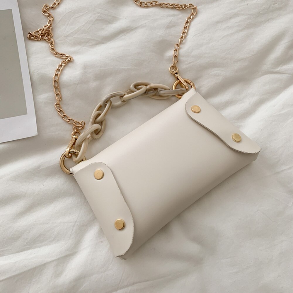 Kettingen kleine dames clutch portemonnees tote handtassen pu leren dames hoes schouder messenger crossbody tassen