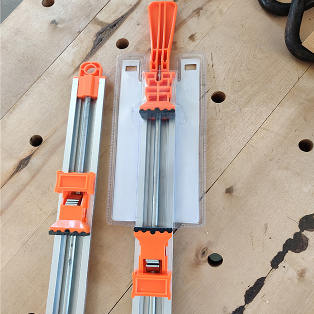 Pince de planche de bois de 90cm pour scie rabattable, scie circulaire électrique, Machine de découpe, règle de guidage, fixation de Clip, outil de travail du bois