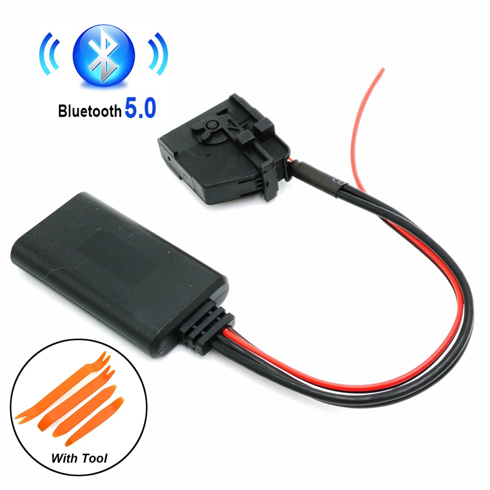 Bil bluetooth aux adapter kabel radio medie interface passer til mercedes benz  w203 w209 w211 stereo cd comand 2.0 aps