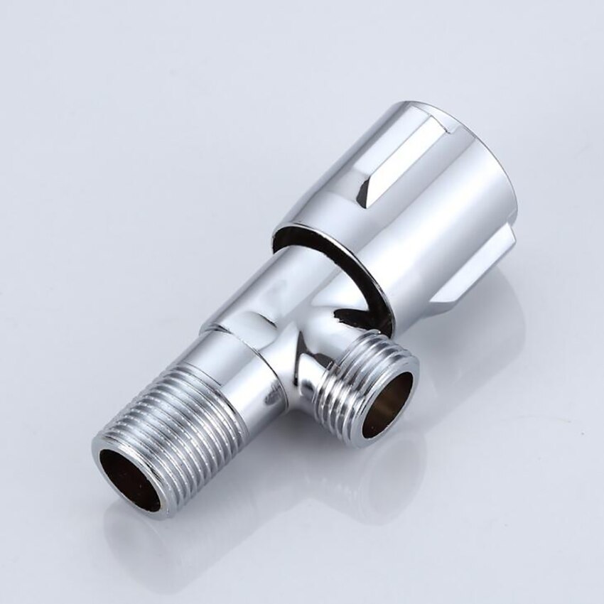 Copper Angle Stop Valve and Cold Water Stop Valve Quick Open Faucet Valve for Bathroom Kitchen Toilet Sink G1/2