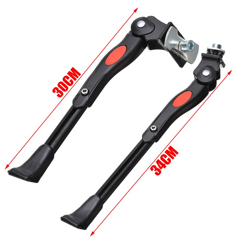 Alloy MTB Bicycle Bike Kickstand Parking Racks Bike Support Leg Side Stand Suitable for 24"-26" Wheel Diameter Bicycles