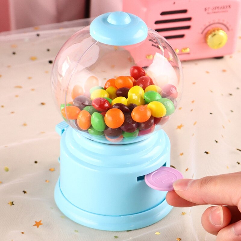 Kidâs Candy Machine Interactieve Montessori Coin Bank Stimulatie Snoep Bank Early Learning Kauwgomballen Dispenser A2UB