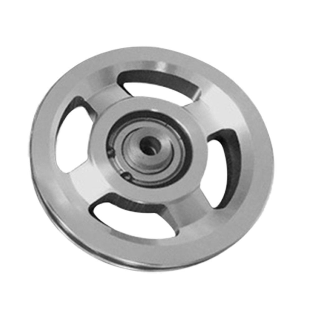 4 sizes fitness equipment wheel replacement aluminum alloy durable fitness equipment bearing pulley wheel pulley: Default Title