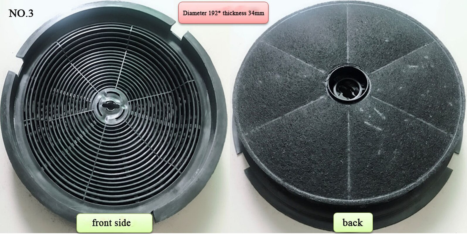 1 pcs range hood filter is used to replace the activated carbon filter of the range hood kitchen restaurant: NO.3