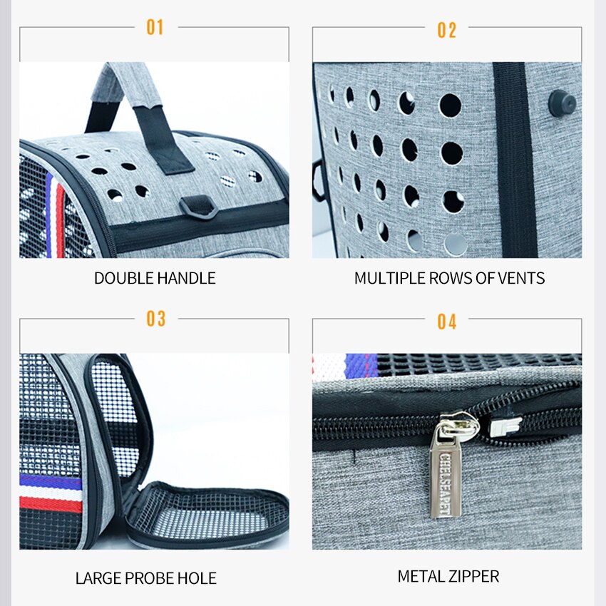 Pet SingleShoulder Bag，Porous Portable Pet Travel... Grandado