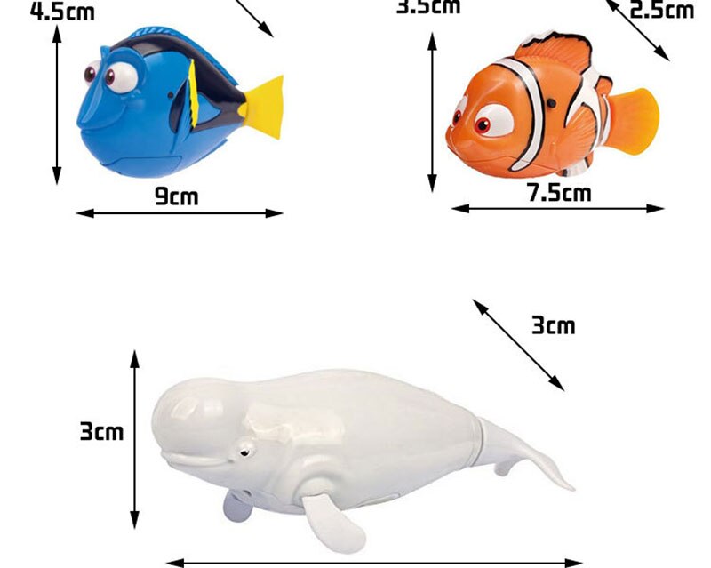 Bath Toys Attractive Swimming Fish Activated In Water Magical Electronic Fun Funny Gadgets Interesting for Kids