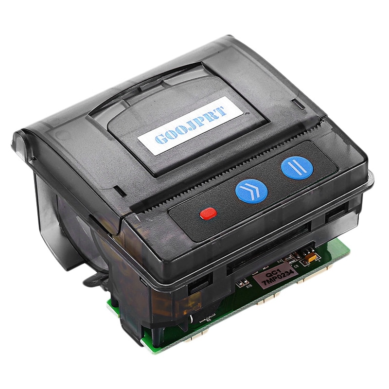 Goojprt Qr203 58Mm Micro-Mini impresora térmica integrada Rs232 + Ttl Panel Compatible Eml203 para el código de barras del billete de recepción